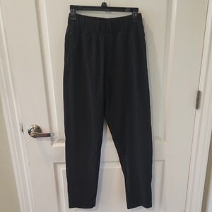 ALO Yoga Black Trackpants with Elastic Waistband